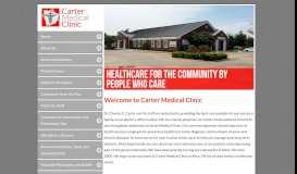 
							         Carter Medical Clinic								  
							    