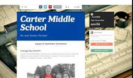 
							         Carter Middle School | Smore Newsletters for Education								  
							    