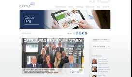 
							         Cartus UK Relocation Team wins BP Supplier Award								  
							    