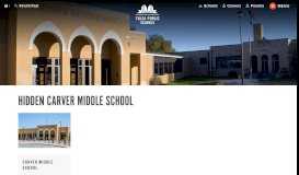 
							         Carver Middle School - Tulsa Public Schools								  
							    