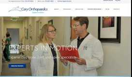 
							         Cary Orthopaedics - Orthopaedic Care for Cary, Raleigh & the Triangle								  
							    