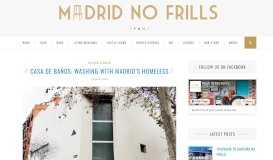 
							         Casa de Baños: washing with Madrid's homeless | Madrid No Frills								  
							    