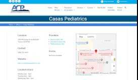 
							         Casas Adobes Pediatrics – Arizona Community Physicians								  
							    