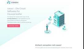
							         casavi für Hausverwaltungen | Die digitale Service Plattform								  
							    