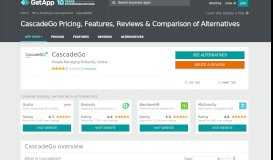 
							         CascadeGo Pricing, Features, Reviews & Comparison of ...								  
							    