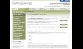 
							         Case Information Online - Superior Court of California, County of ...								  
							    