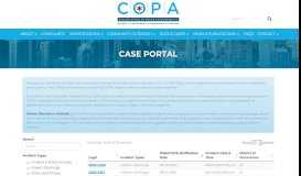 
							         Case Portal | Civilian Office of Police Accountability								  
							    