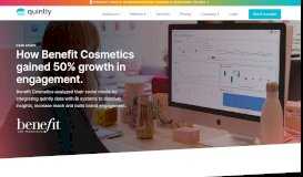 
							         Case Study: Benefit Cosmetics New! - Quintly								  
							    