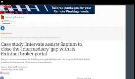 
							         Case study: Intervate assists Santam to close the 'intermediary' gap ...								  
							    