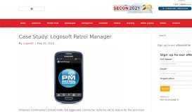 
							         Case Study: Logosoft Patrol Manager - Security News Desk								  
							    