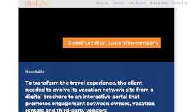 
							         Case Study - SaaS Portal Global Vacation Ownership Company ...								  
							    