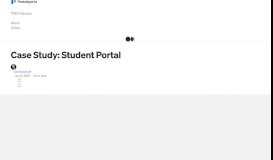 
							         Case Study: Student Portal – Prototypr								  
							    