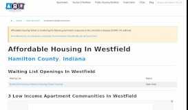 
							         Casey Acres | Westfield, IN Low Income Apartments								  
							    