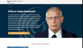 
							         Casey Research: Investing Advice, Stock Tips & Market ...								  
							    