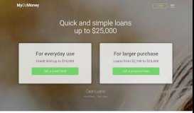 
							         Cash Loans up to $25000 Approved Fast - MyOzMoney								  
							    