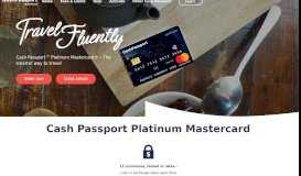 
							         Cash Passport Platinum Mastercard - Travel Money Card								  
							    