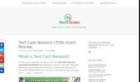 
							         Cash Text Network Scam - Is it Legit? | Avert Scams								  
							    