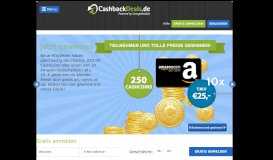
							         CashbackDeals.de ist das beste Online-Portal, um schnell Geld zu ...								  
							    