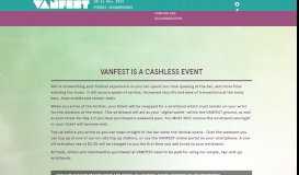 
							         Cashless Wristbands | VANFEST 2019								  
							    