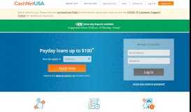 
							         CashNetUSA Online Loans - Official Site | Money's on the way®								  
							    