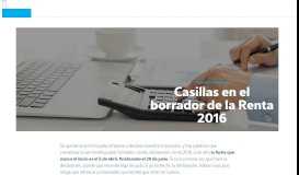 
							         Casillas en el borrador de la Renta 2016 - Portal del Alquiler								  
							    