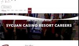 
							         Casino Careers - Casino Jobs in San Diego | Sycuan Casino ...								  
							    