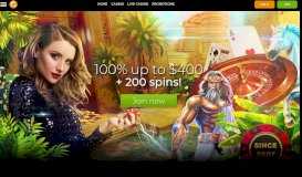 
							         Casino.com - Online Casino | $/€400 Welcome Bonus								  
							    