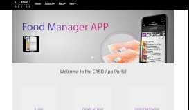 
							         CASO App Portal / Home Page								  
							    