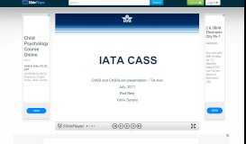 
							         CASS and CASSLink presentation – Tel Aviv - ppt download								  
							    
