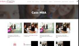 
							         Cass MBA - WeAreTheCity | Information and Events Portal for Women								  
							    
