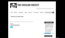 
							         Cast Portal – The Cecilian Society								  
							    