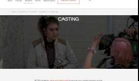 
							         Casting | Australian Film Television and Radio School								  
							    