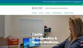 
							         Castle Orthopaedics - Rush Copley Medical Center								  
							    
