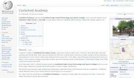 
							         Castleford Academy - Wikipedia								  
							    
