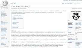 
							         Castleton University - Wikipedia								  
							    