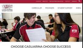 
							         Casuarina Senior College | Inspiring Excellence in Senior Secondary ...								  
							    