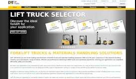 
							         Cat Lift Trucks | Leading Forklift Trucks Manufacturer								  
							    