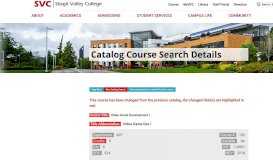 
							         Catalog Course Search Details - SVC - Skagit Valley College -								  
							    