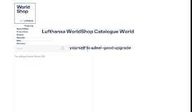 
							         Catalogue World - Lufthansa WorldShop								  
							    