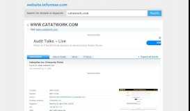 
							         catatwork.com at WI. Caterpillar Inc. Enterprise Portal - Website Informer								  
							    