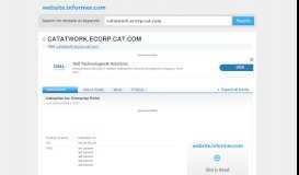 
							         catatwork.ecorp.cat.com at WI. Caterpillar Inc. Enterprise Portal								  
							    