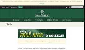 
							         Catch a FREE Ride to College | Shuttle | Cañada College								  
							    