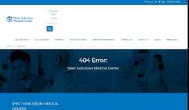 
							         Categorical Program - West Suburban Medical Center								  
							    