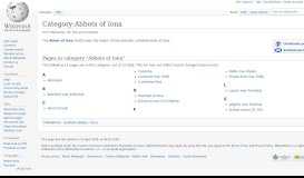 
							         Category:Abbots of Iona - Wikipedia								  
							    