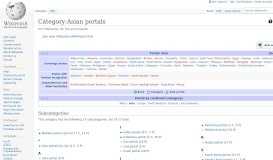 
							         Category:Asian portals - Wikipedia								  
							    