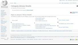 
							         Category:Atrium Health - Wikipedia								  
							    