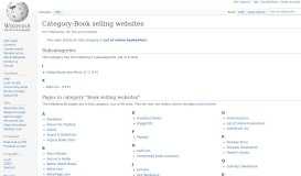 
							         Category:Book selling websites - Wikipedia								  
							    