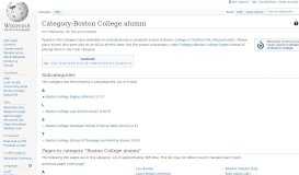 
							         Category:Boston College alumni - Wikipedia								  
							    