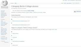 
							         Category:Butte College alumni - Wikipedia								  
							    