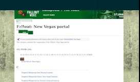 
							         Category:Fallout: New Vegas portal | Fallout Wiki | FANDOM powered ...								  
							    